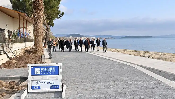 Başkan Yılmaz, Erdek Çuğra Sahili'ni inceledi