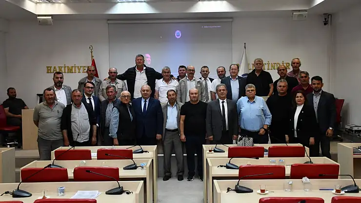 BASKİ Gönenli muhtarlar ve çiftçilerle buluştu