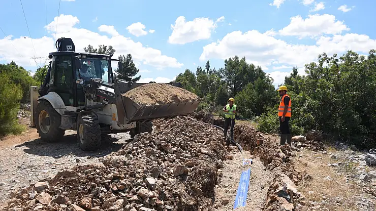 BASKİ, Havran'da 6 bin 110 Metre Yeni İçme Suyu Hattı Yapımına Başladı