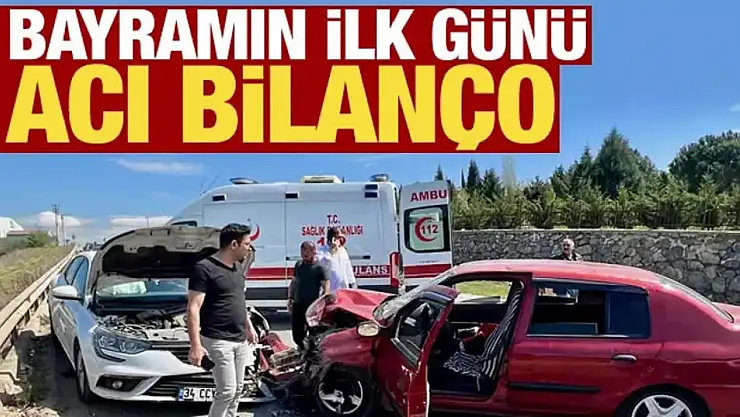 Bayram tatilinin acı bilançosu: 766 kaza bin 219 yaralı