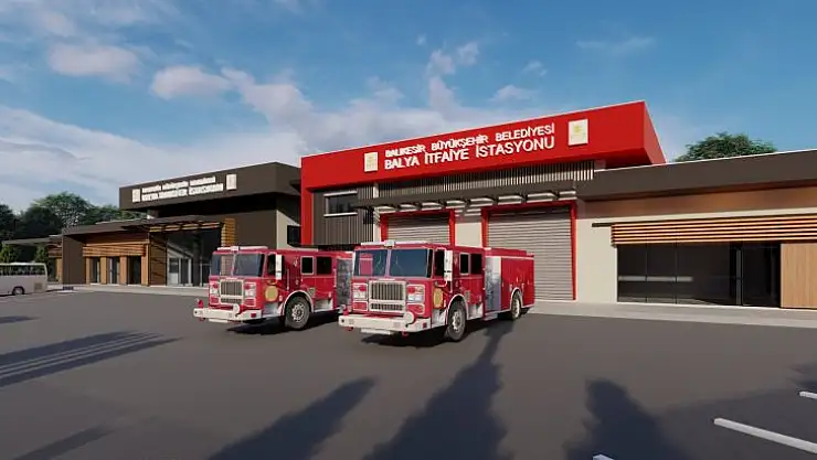 BBB'den Balya'ya Terminal ve İtfaiye İstasyonu