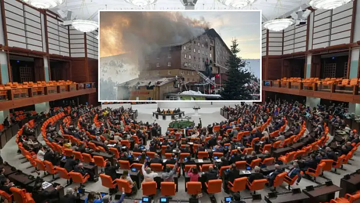 Bolu'daki otel yangınıyla ilgili   MECLİS ARAŞTIRMA KOMİSYONU KURULACAK