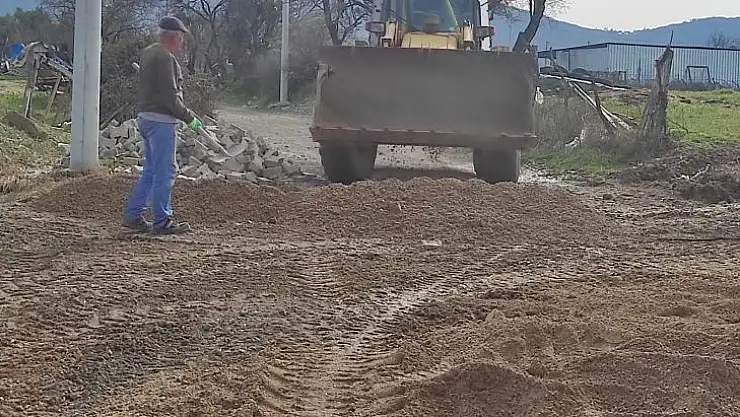 Börezli Mahallesi'nde Yol Çalışmaları Devam Ediyor