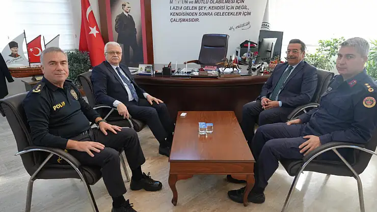 BURHANİYE PROTOKOLÜNDEN BAŞKAN DEVECİLER'E ZİYARET