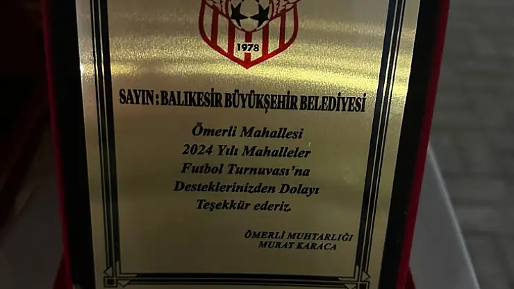 Büyükşehir'den, Mahalleler Arası Futbol Turnuvasına destek