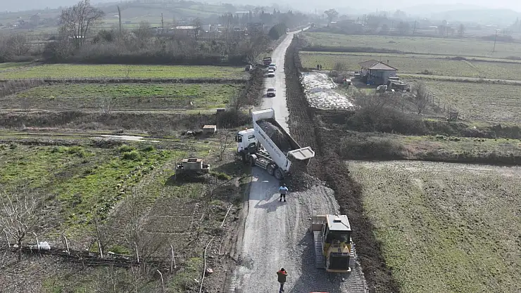 Büyükşehir Gönen-Keçeler Yolu'nu yeniliyor