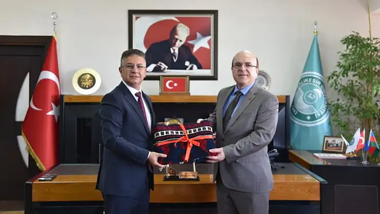 Cumhuriyet Başsavcısı Alpaslan Kaplan'dan, Rektör İlter Kuş'a Veda Ziyareti