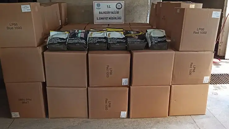 Emniyetten Tütün Kaçakçılarına Baskın