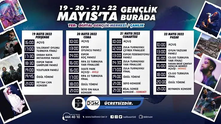 Gençlik Mayıs'ta Çamlık Dijital Gençlik Merkezinde