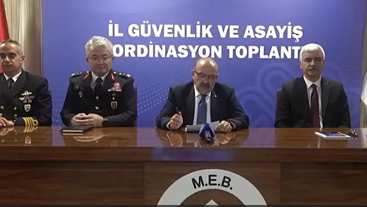 İl Güvenlik ve Asayiş Koordinasyon Toplantısı gerçekleştirildi.