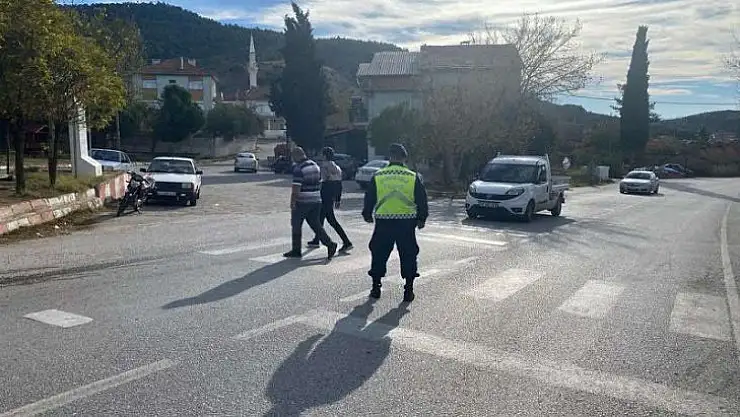 Jandarma Trafikten 'Önce Yaya' Mesaisi
