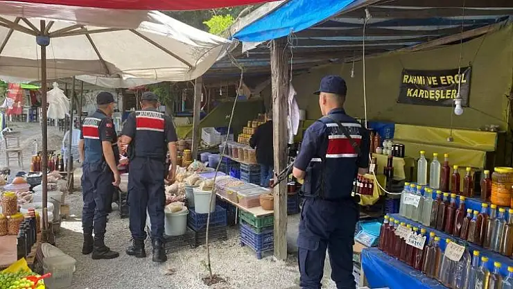 JANDARMADAN PAZAR ve MARKETLERDE DENETİM