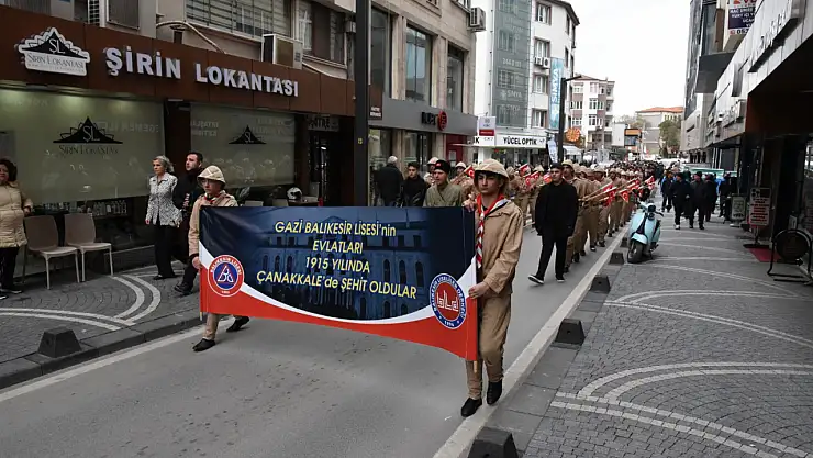Kınalı Kuzular Balıkesir Lisesi Keşşafları Törenle Uğurlandı