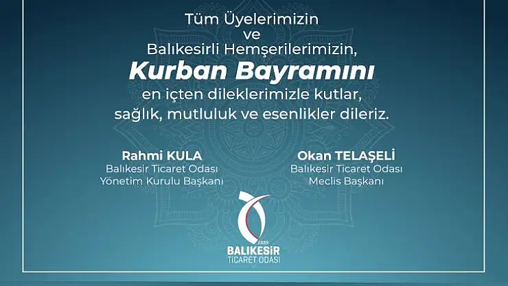 'Kurban Bayramınız Kutlu Olsun'