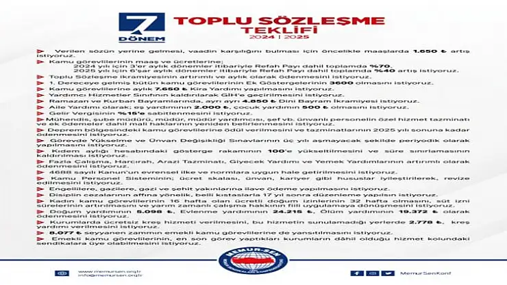 Memura Aylık 7.650 TL Kira Yardımı!