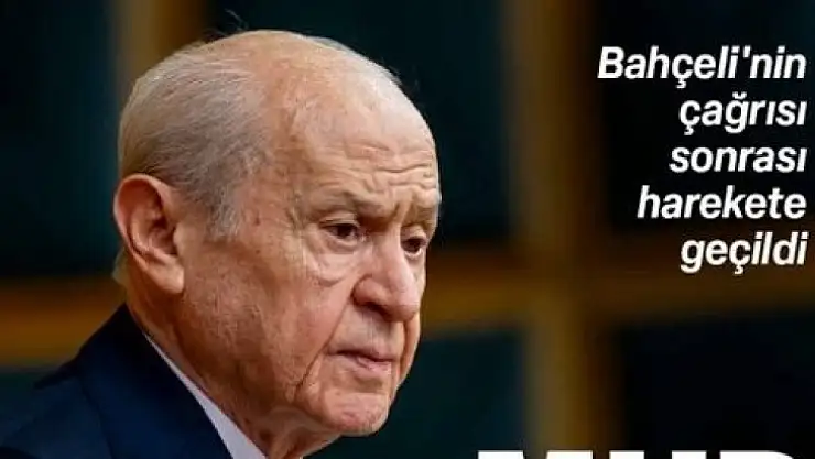 MHP Bahçeli'nin çağrısını anlatmak için sahaya iniyor