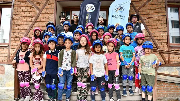 Minikler İda Madra Jeoparkı'nı Öğreniyor