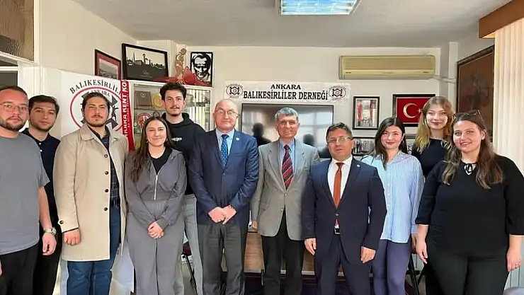 Rektör Prof. Dr. Yücel Oğurlu'dan Ankara Balıkesirliler Derneği'ne Ziyaret