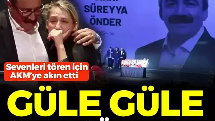 Sırrı Süreyya Önder'e acı veda