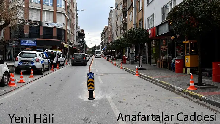 Yollar genişledi, trafik rahatladı