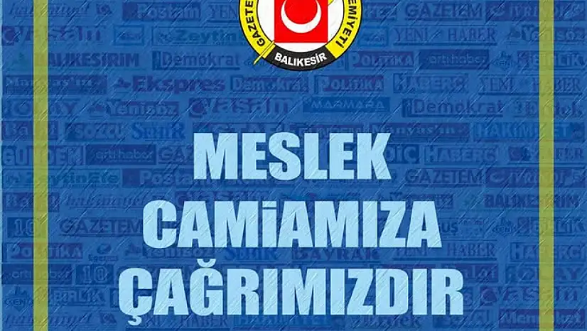 BGC: 'MESLEK CAMİAMIZA ÇAĞRIMIZDIR'