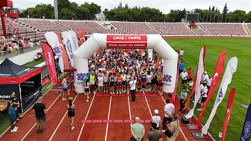 İSMAİL AKÇAY KOŞUSU'NDA REKOR KATILIM, YÜKSEK TEMPO