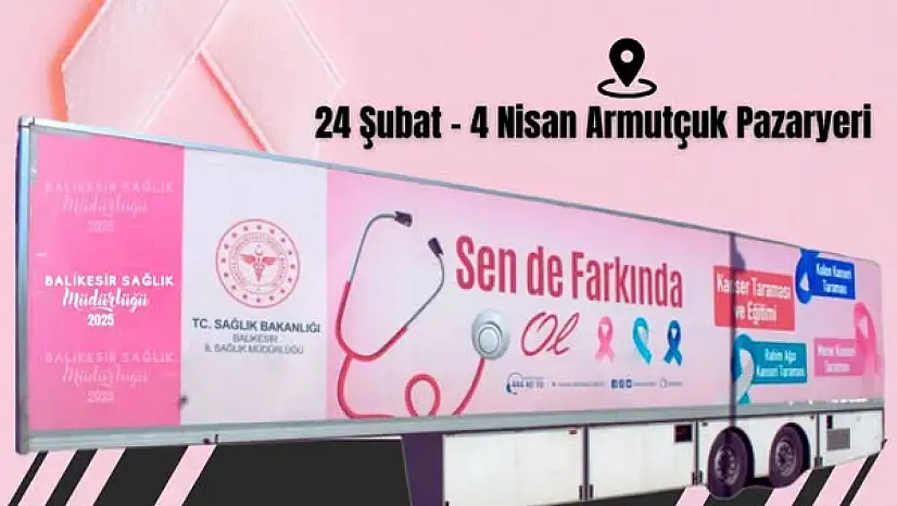 Kanser tarama tırı Ayvalık'ta