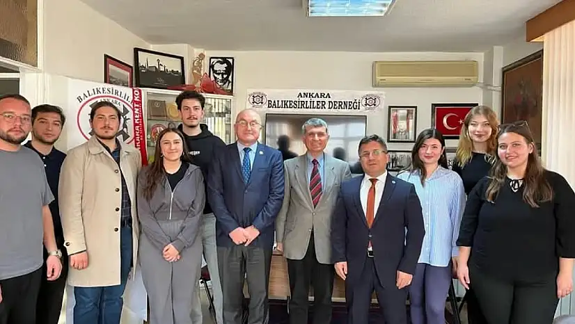 Rektör Prof. Dr. Yücel Oğurlu'dan Ankara Balıkesirliler Derneği'ne Ziyaret
