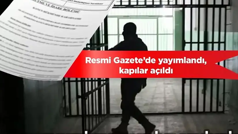 Resmi Gazete'de yayımlandı, kapılar açıldı! Cezaevlerinde tahliye sevinci