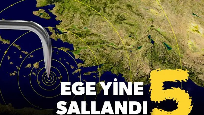 AFAD duyurdu: Ege Denizi'nde korkutan deprem