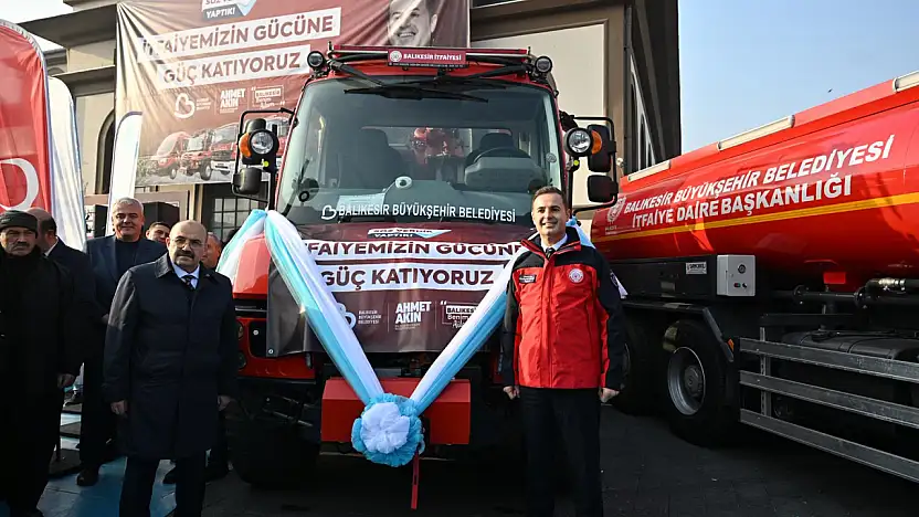 Balıkesir İtfaiyesi gücüne güç katıyor