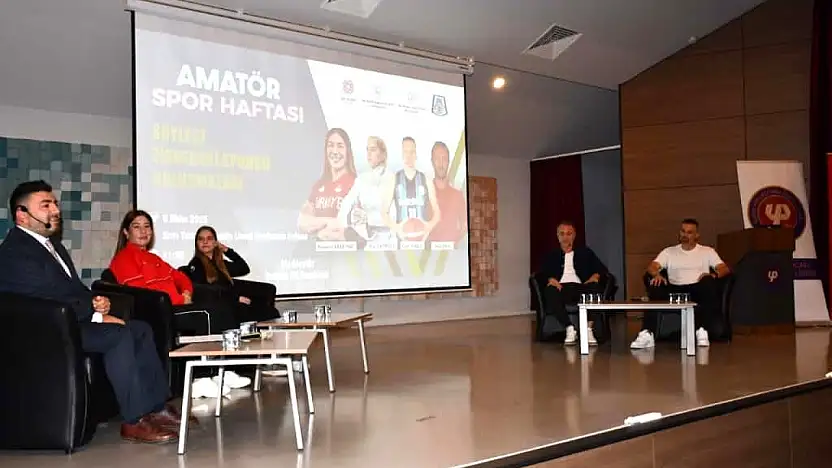 Başarı Hikayelerini anlattılar... ' Zirvedeki Sporcu Buluşmaları'