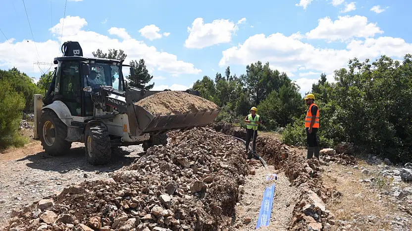 BASKİ, Havran'da 6 bin 110 Metre Yeni İçme Suyu Hattı Yapımına Başladı