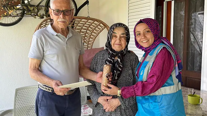 Büyükşehir'den şehit babalarına anlamlı ziyaret