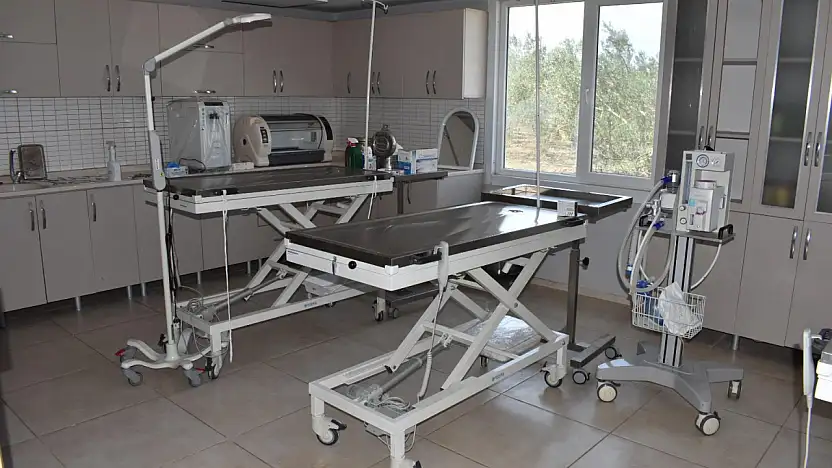 Büyükşehir, Edremit Çıkrıkçı Hayvan Barınağı'nı tıbbi cihazlarla güçlendirdi