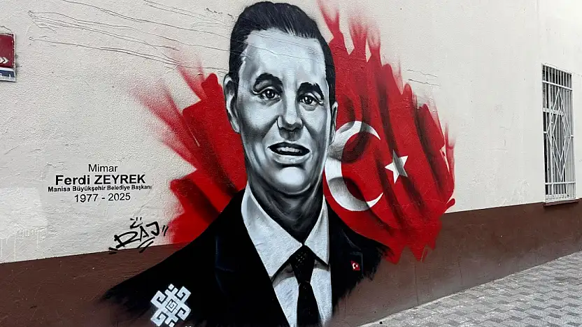 Ferdi Zeyrek'in Adı Grafitiyle Yaşatılıyor