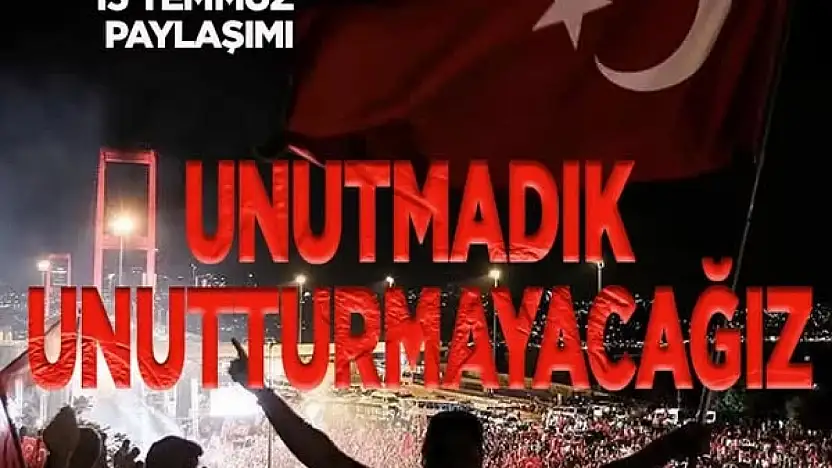 İletişim Başkanlığı'ndan 15 Temmuz kitabı paylaşımı: 'Unutmadık unutturmayacağız'