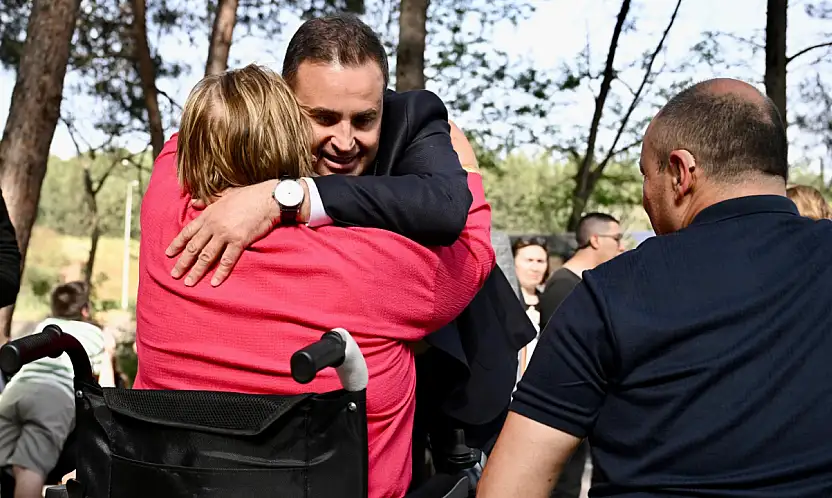 Başkan Akın'dan engel tanımayan destek