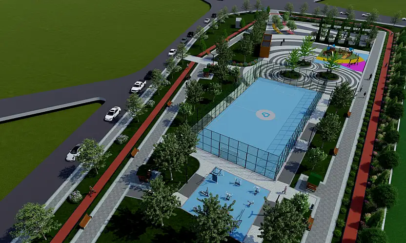 Başkan Akın Kuvayı Milliye Mahallesini Şüheda Parkla buluşturuyorz