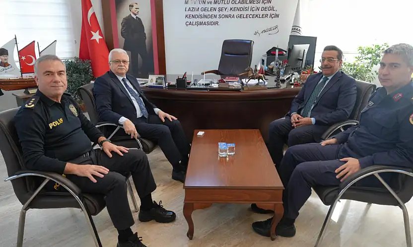 BURHANİYE PROTOKOLÜNDEN BAŞKAN DEVECİLER'E ZİYARET