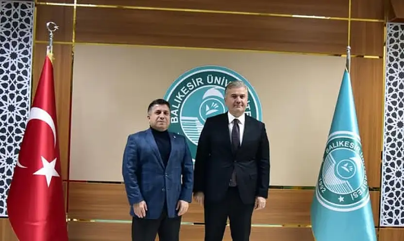 CANBEY'DEN, REKTÖR OĞURLU'YA TEBRİK ZİYARETİ