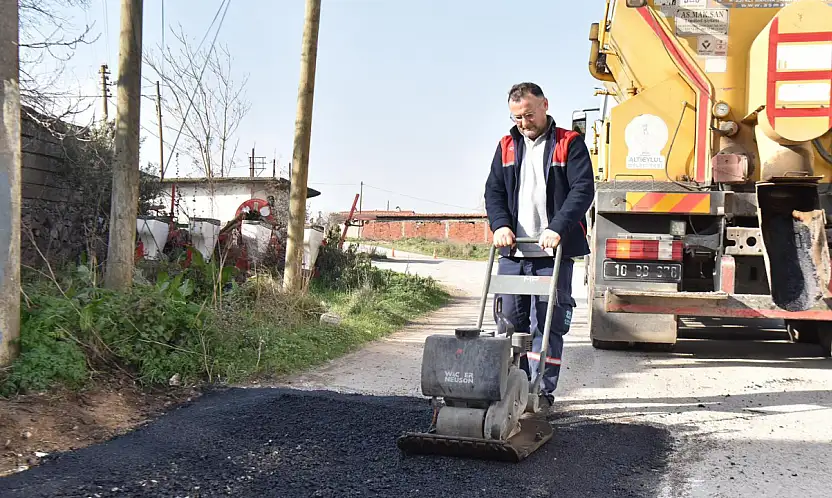 KIRSALDAN MERKEZE ALTIEYLÜL'DE YOĞUN ÇALIŞMA