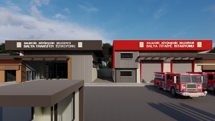 BBB'den Balya'ya Terminal ve İtfaiye İstasyonu
