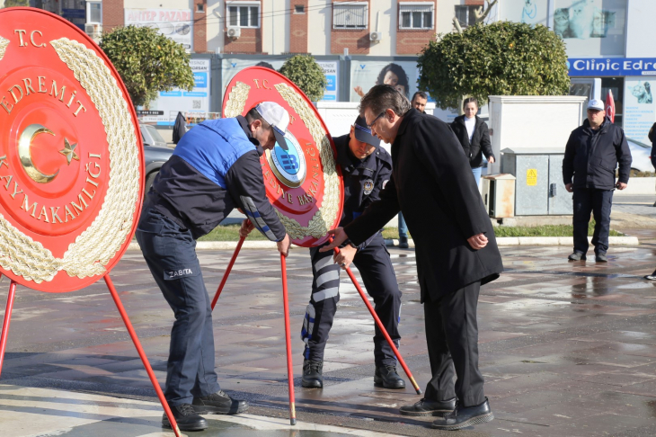 Edremit Kaymakamı Şehit Hamdi Bey Anıldı