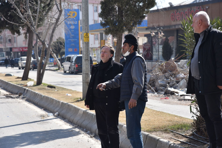 Başkan Orkan Deprem Bölgesinde