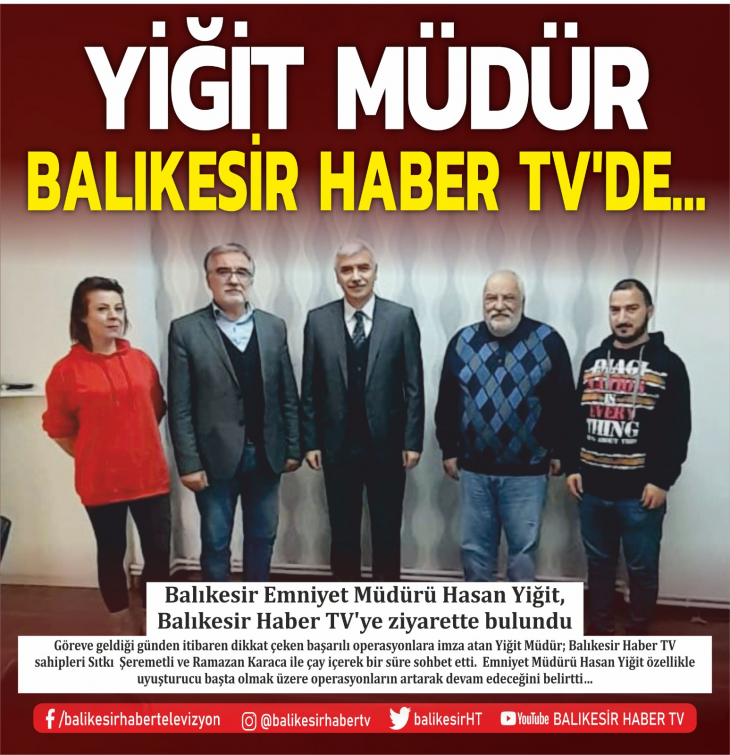 Yiğit Müdür Balıkesir Haber TV'de.