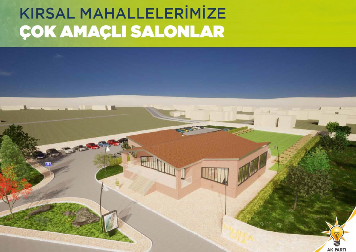 Büyükşehir'den kırsal mahallelere çok amaçlı salon